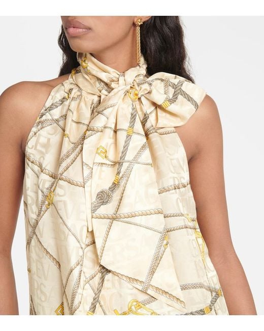 Top A Noud Versace en coloris Metallic