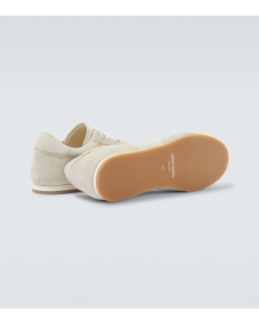 Common Projects Sneakers Driving Aus Leder Und Veloursleder in White für Herren