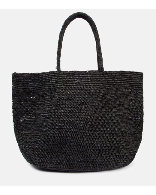 The Row Black Shopper Oregon Aus Raffiabast
