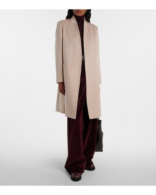 Max Mara Natural Elenia Cashmere Wrap Coat