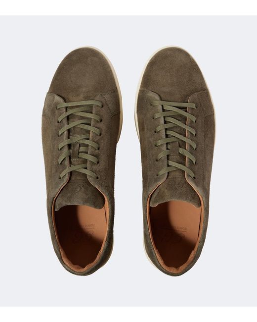 George Cleverley Brown Jack Ii Suede Sneakers for men