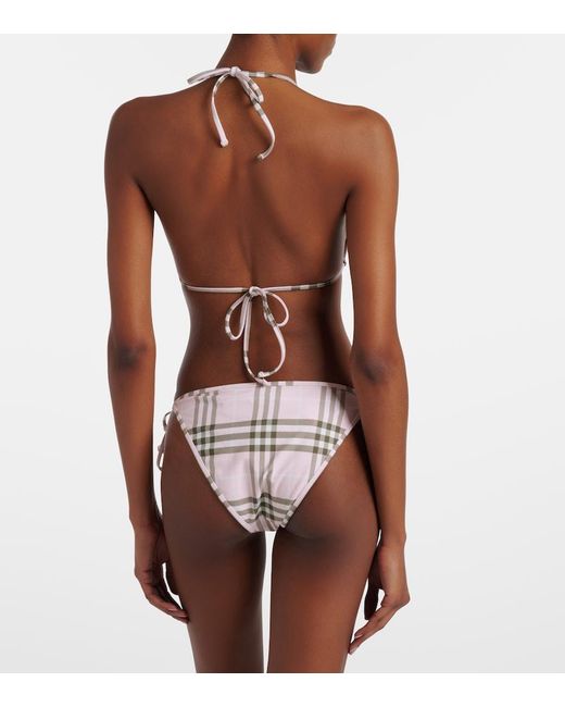 Burberry Natural Check Bikini Bottoms