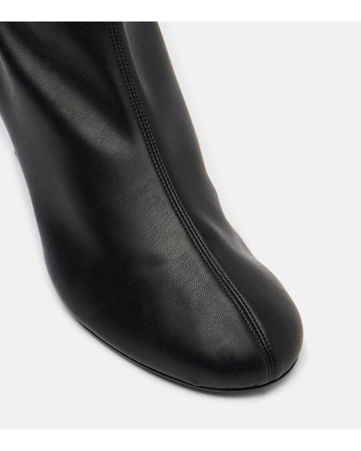 Proenza Schouler Black Tee Leather Ankle Boots