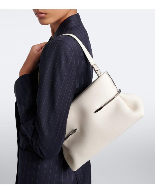 Givenchy White Pinch Soft Leather Clutch
