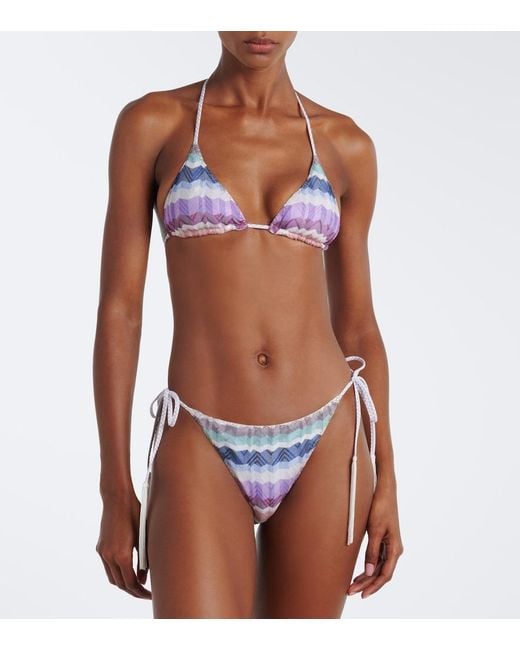 Bikini Zigzag Missoni en coloris White