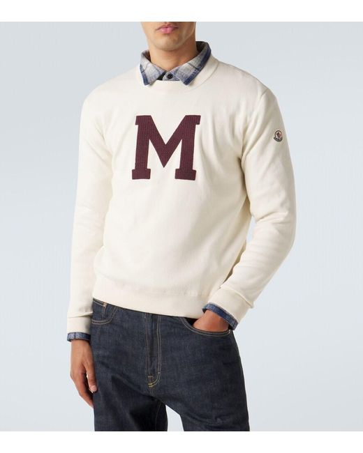 Pullover di Moncler in Natural da Uomo