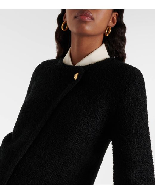 Chloé Black Wool-blend Tweed Jacket