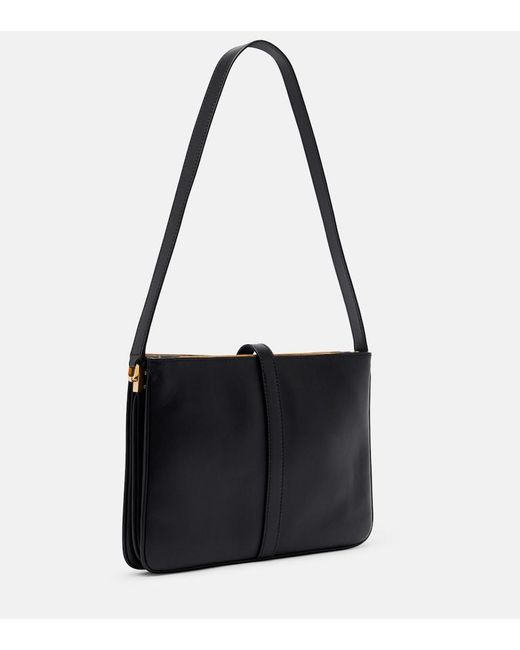 Nili Lotan Black Jane Medium Leather Shoulder Bag