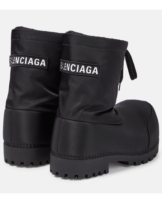 Balenciaga Black Alaska Low Snow Boots
