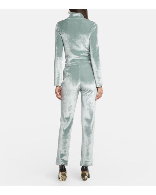 Jil Sander Gray Straight-Leg Wool-Blend Pants