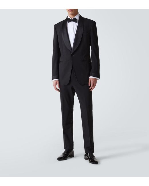 Christian Louboutin Black Greggo Patent Leather Oxford Shoes for men