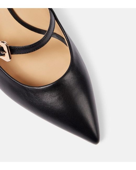 Gabriela Hearst Blue Marino Leather Pumps