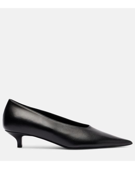 Totême Black Leather Pumps