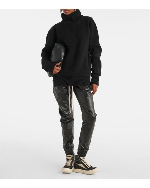 Rick Owens Black Sneakers