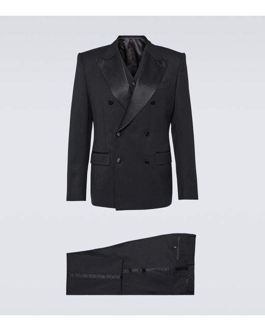 Dolce & Gabbana Black Wool-blend Suit for men
