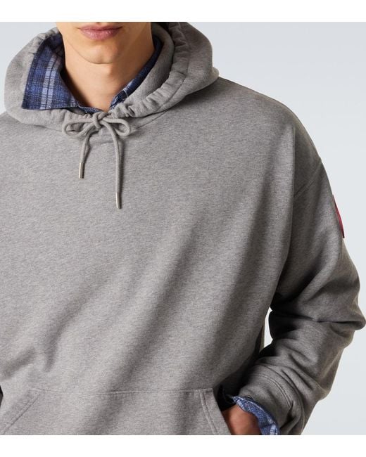 Canada Goose Gray Rove Cotton Terry Hoodie for men