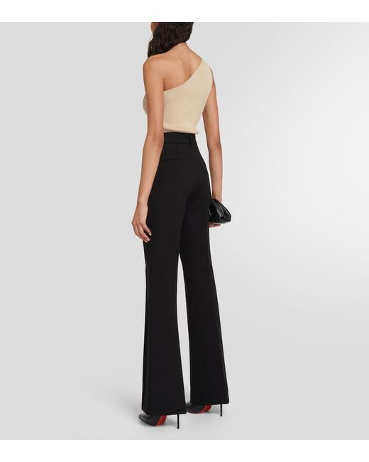Dorothee Schumacher Blue High-Rise Straight Pants