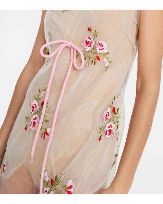 Abito Midi di Simone Rocha in White