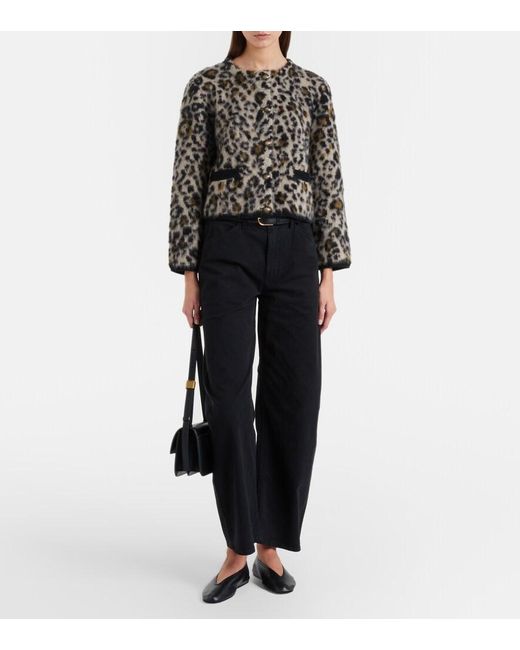 Nili Lotan Black Beyton Cashmere And Silk Cardigan