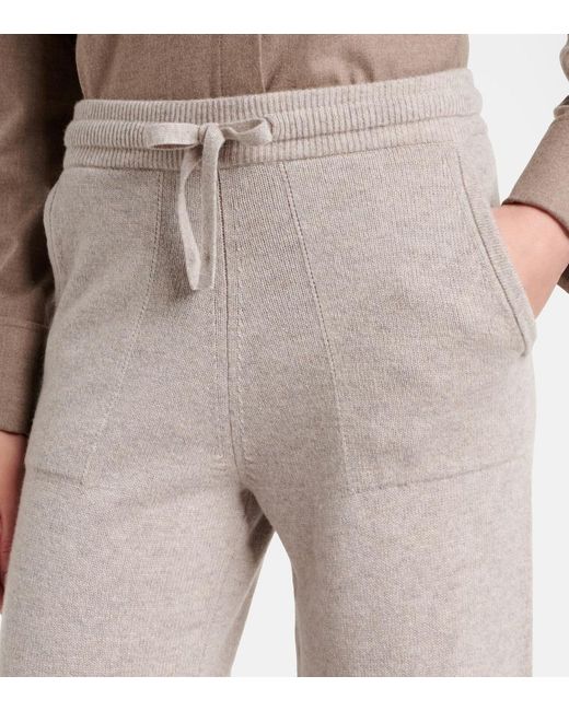 Max Mara Natural Max Mara Pietra Wool And Cashmere Straight Pants