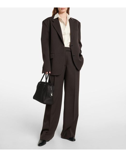 The Row Black India 12.00 Bag In Leather