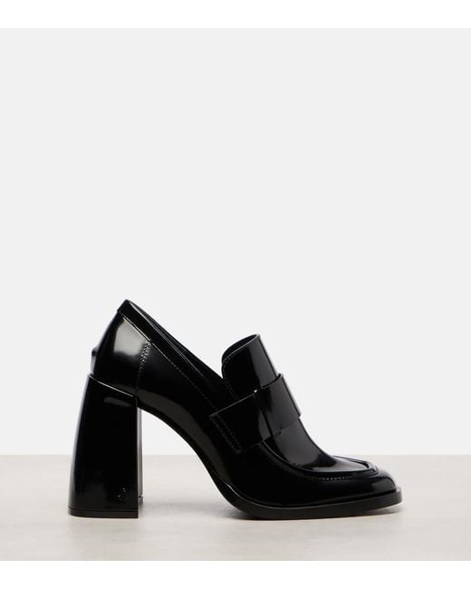 Jimmy Choo Black Tylor 95 Leather Pumps