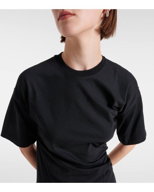 T-shirt en coton Totême  en coloris Black