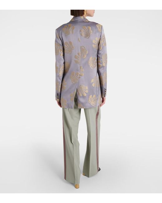 Dries Van Noten Gray Coats & Jackets