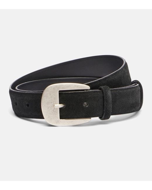 Magda Butrym Black Suede Belt