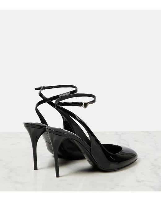 Alaïa Black Alaã¯A Rounded Toe Sling Back