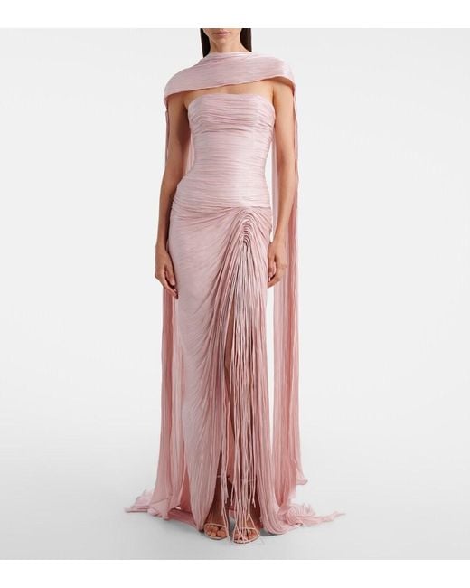 Abito Lungo di Marmar Halim in Pink