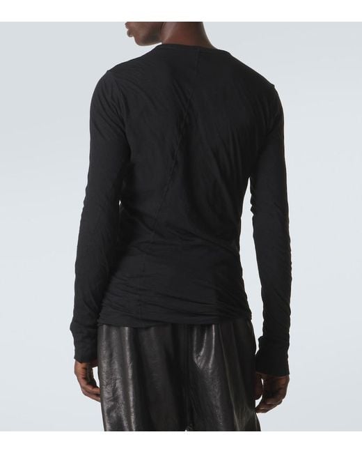 Rick Owens Black Cotton Top for men