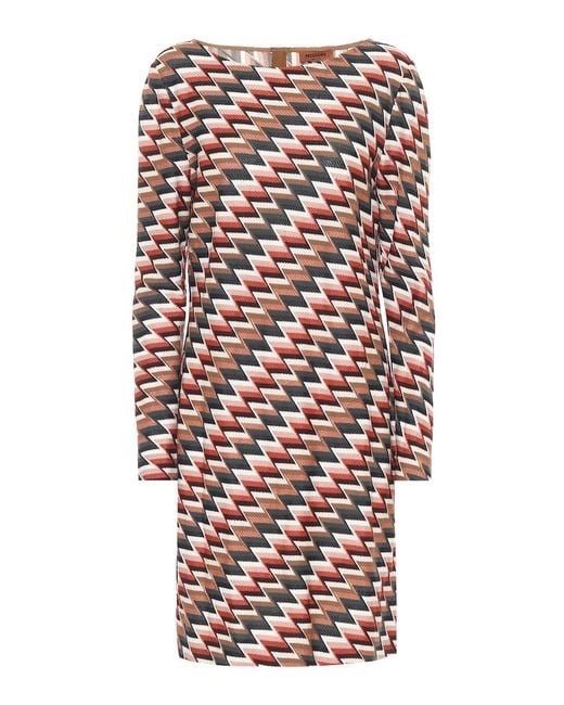 Missoni Multicolor Zigzag Knit Dress