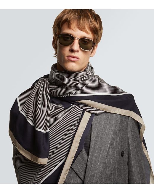 Gafas De Sol Rectangulares Hyper Rimlock Saint Laurent de hombre de color Gray