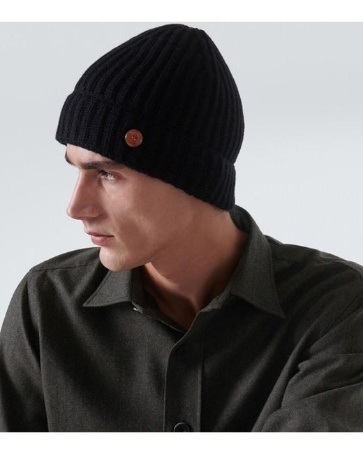 God's True Cashmere Muetze Molly Hogan Aus Kaschmir Mit Karneol in Black für Herren