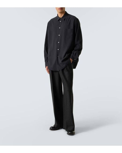 Camisa Briar De Seda The Row de hombre de color Blue