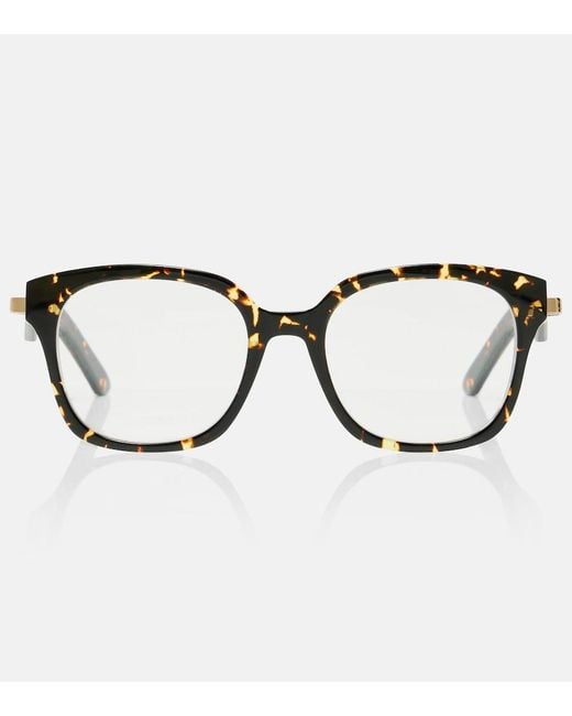 Dior Brown Cdioro S5I Square Glasses