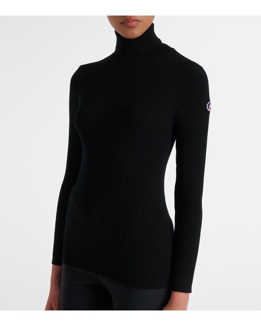 Fusalp Black Ancelle Turtleneck Sweater