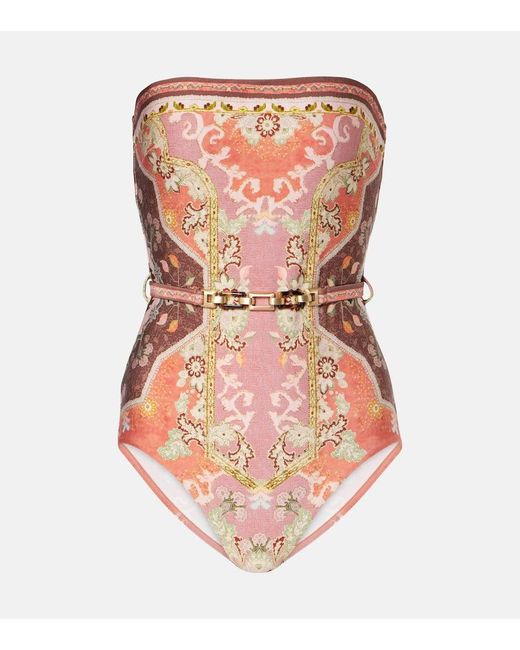 Zimmermann Multicolor Bedruckter Badeanzug Wylie