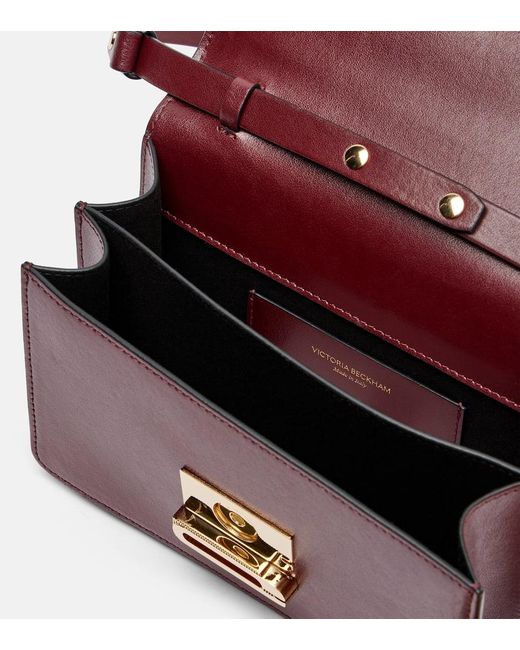 Victoria Beckham Red Schultertasche Dorian Mini Aus Leder