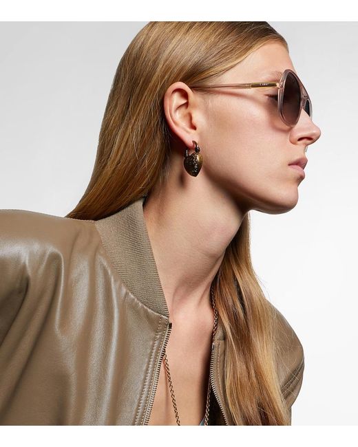Chloé Gray Judy Oversized Sunglasses