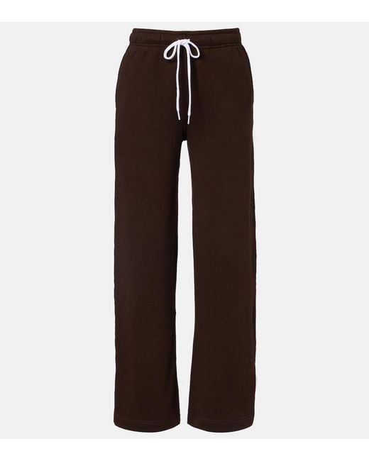 Polo Ralph Lauren Brown Cotton-Blend Fleece Sweatpants