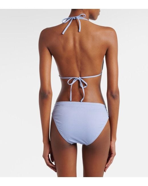 Polo Ralph Lauren Blue Halterneck Bikini Top