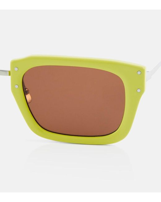 Jacquemus Yellow Les Lunettes Soli D-Frame Sunglasses