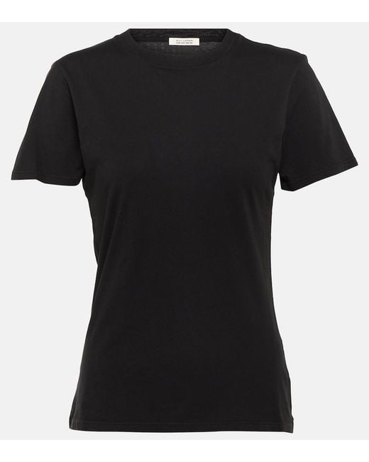 Nili Lotan Black Mariela Cotton Jersey T-Shirt