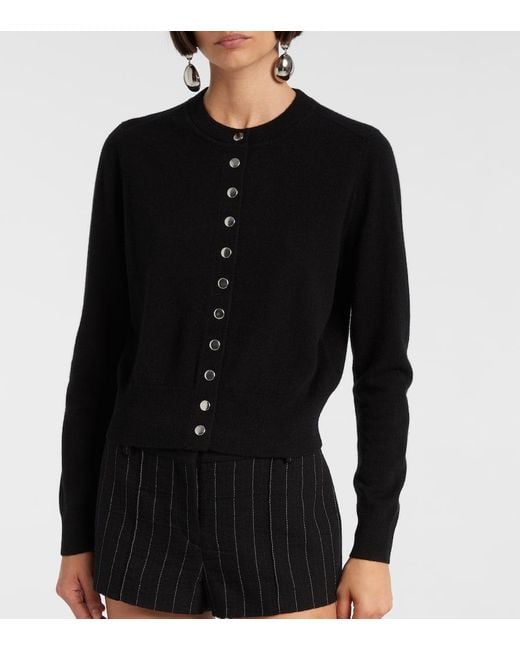 Isabel Marant Black Cardigan Idesia Aus Wolle Und Kaschmir