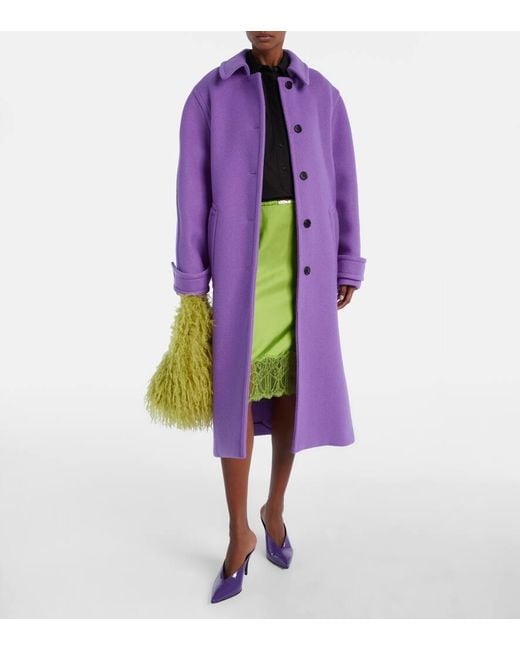 Gucci Purple Mules 97 Aus Lackleder