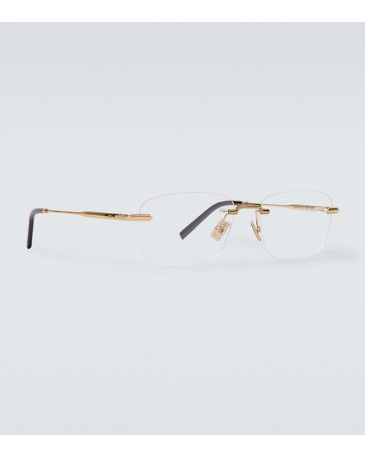Dior Metallic Diorblacksuito S27U Square Glasses for men