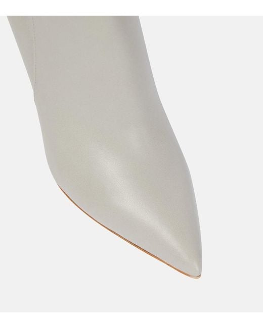 Stivaletti Levy 85 di Gianvito Rossi in Gray