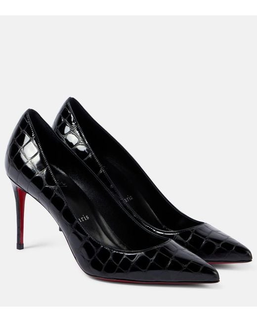 Christian Louboutin Black Pumps Kate 85 Aus Leder